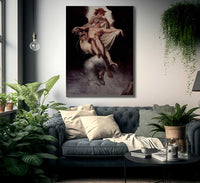 Sleep And Death Carrying Away Sarpedon Of Lycia By Henry Fuseli Fine Art Print