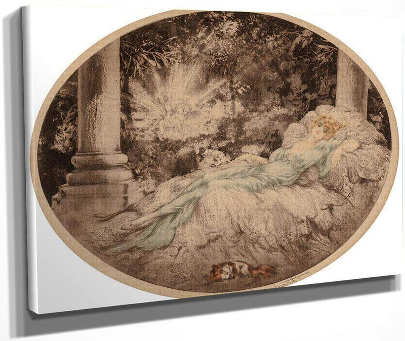 Sleeping Beauty 1927 By Louis Icart Fine Art Print