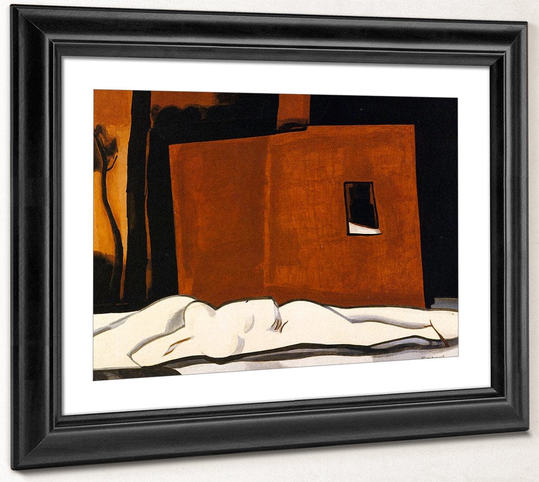 Sleeping Medusa By Oscar Bluemner Fine Art Print