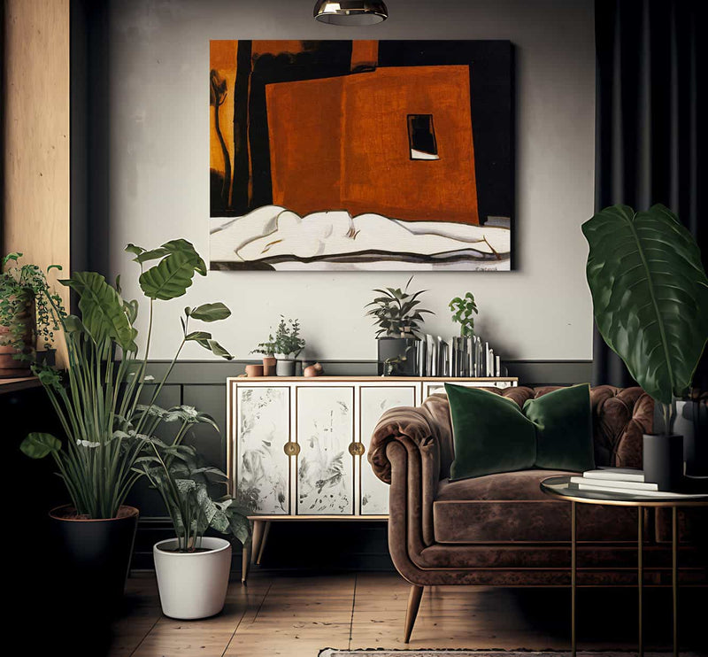 Sleeping Medusa By Oscar Bluemner Fine Art Print