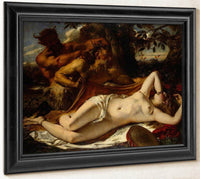 Sleeping Nymphs And Satyrs By William Etty Fine Art Print