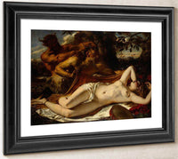Sleeping Nymphs And Satyrs By William Etty Fine Art Print