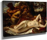 Sleeping Nymphs And Satyrs By William Etty Fine Art Print