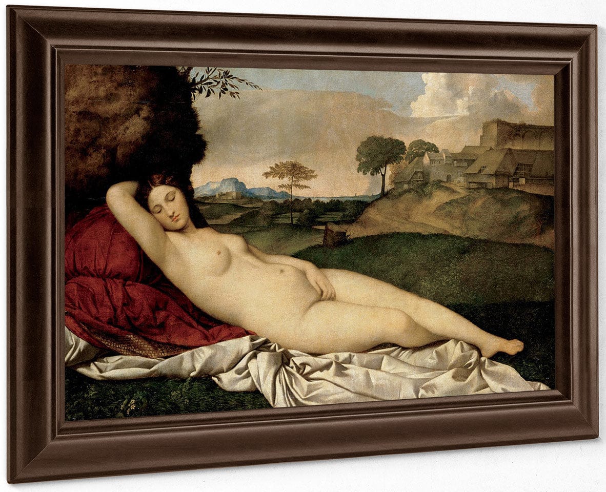 Sleeping Venus 1510 By Giorgione Fine Art Print