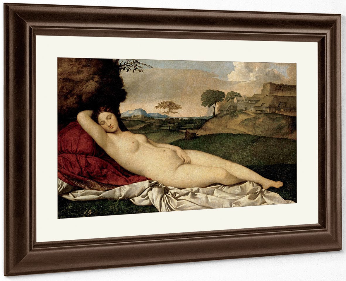 Sleeping Venus 1510 By Giorgione Fine Art Print