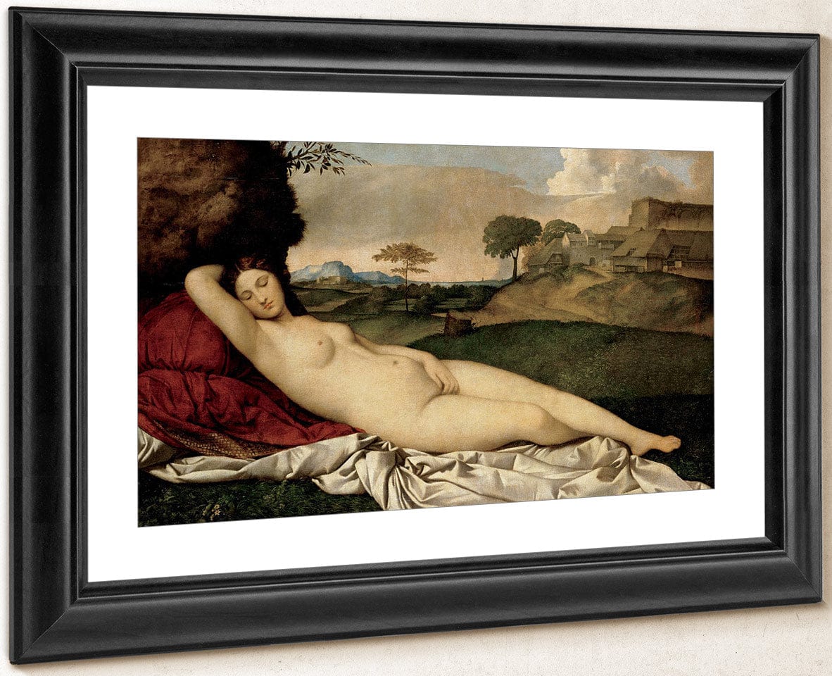 Sleeping Venus 1510 By Giorgione Fine Art Print