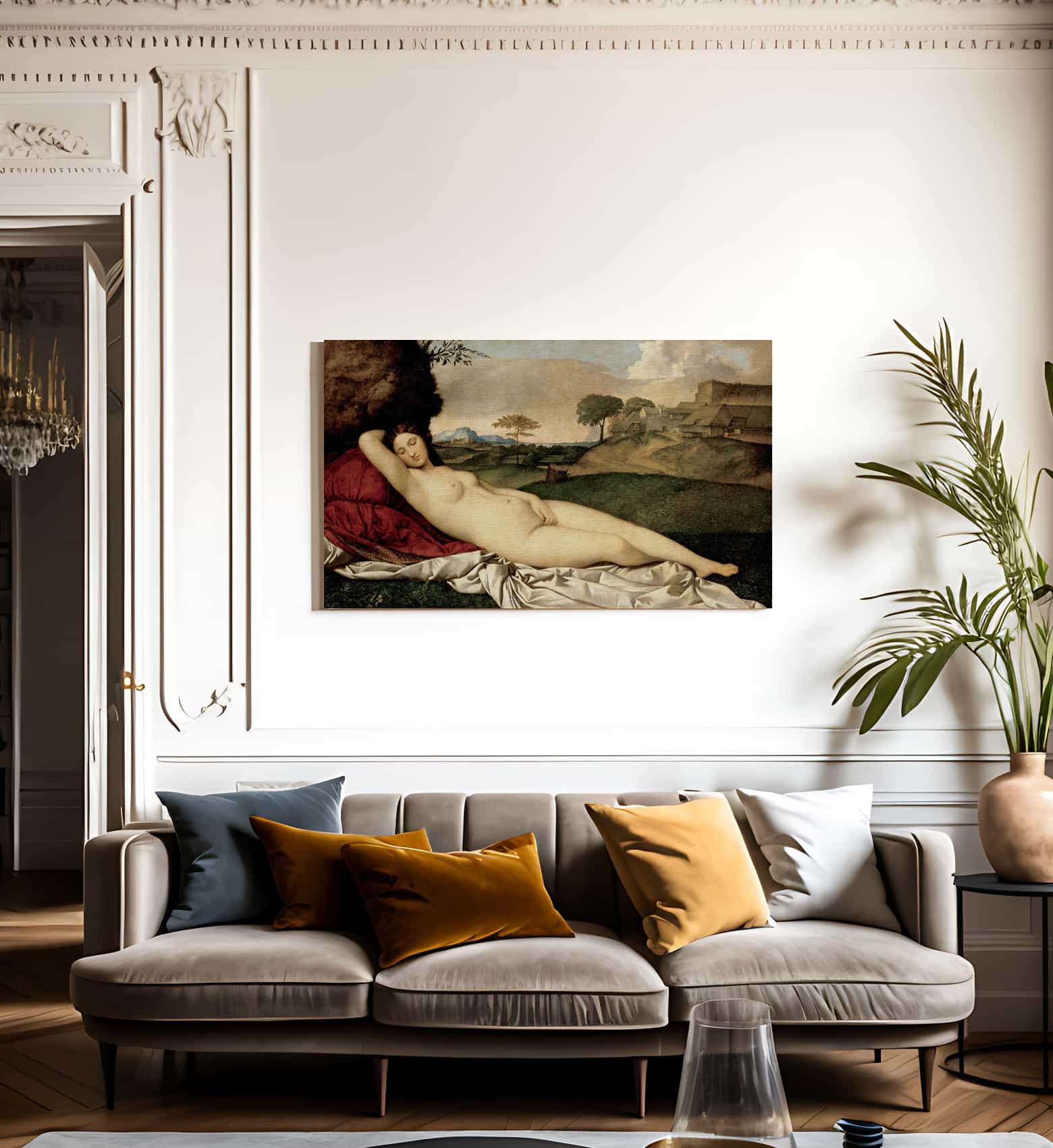 Sleeping Venus 1510 By Giorgione Fine Art Print