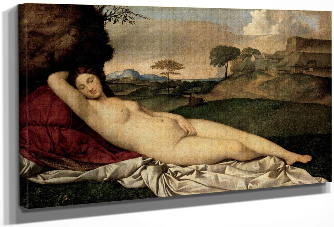 Sleeping Venus 1510 By Giorgione Fine Art Print