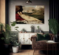 Sleeping Venus 1510 By Giorgione Fine Art Print