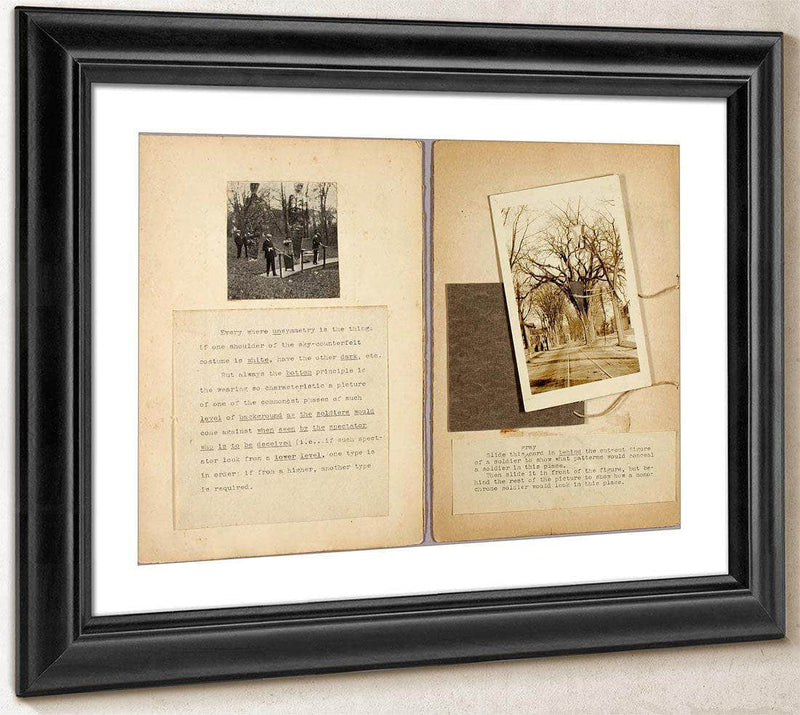 Slide This Grey Card..., Study Folder For Book Concealing Coloration In The Animal Kingdom By Abbott Handerson Thayer Fine Art Print