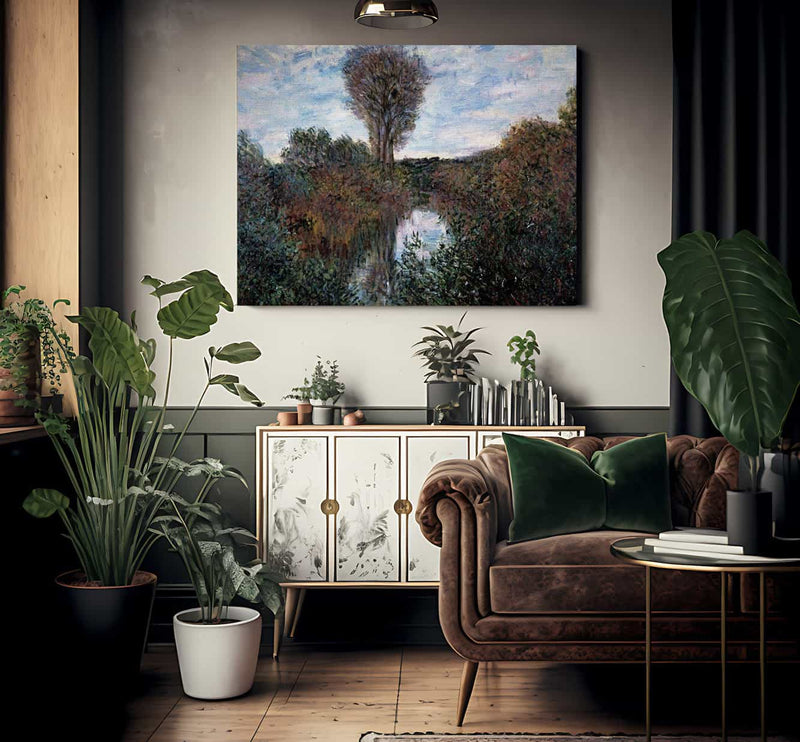 Small Bend In The Seine By Monet Claude Fine Art Print