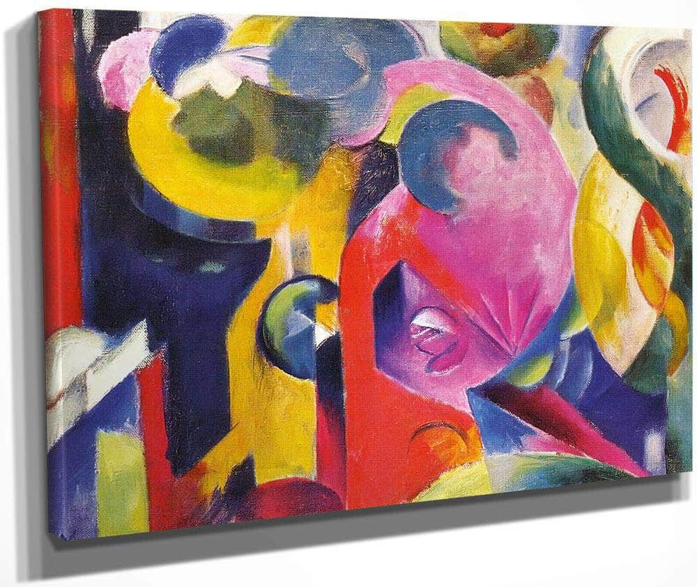 Small Composition Iii By Franz Marc Fine Art Print