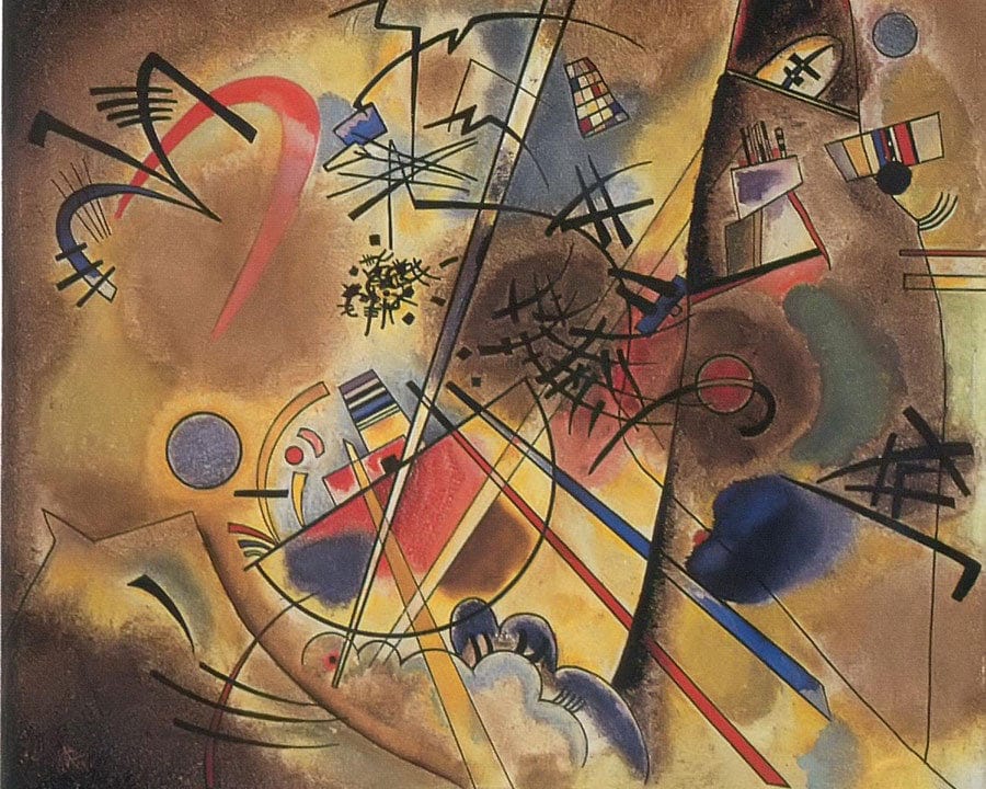 Small Dream In Red 1925 By Wassily Kandinsky Fine Art Print