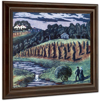 Small Grain Poles 1 By Nicolai Astrup Fine Art Print