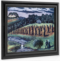 Small Grain Poles 1 By Nicolai Astrup Fine Art Print