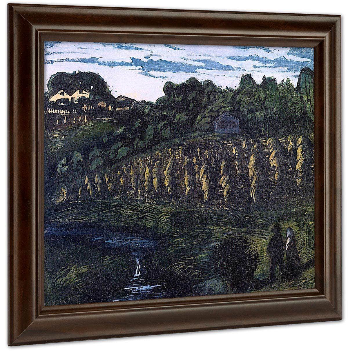 Small Grain Poles By Nicolai Astrup Fine Art Print