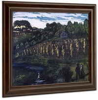 Small Grain Poles By Nicolai Astrup Fine Art Print