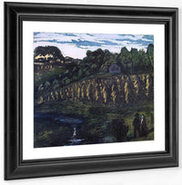 Small Grain Poles By Nicolai Astrup Fine Art Print