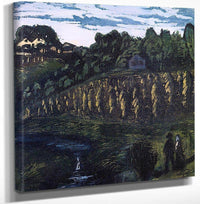 Small Grain Poles By Nicolai Astrup Fine Art Print