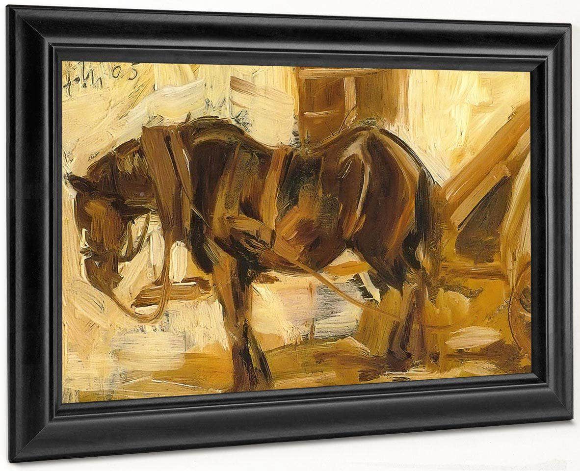 Small Horse Study Ii By Franz Marc Fine Art Print