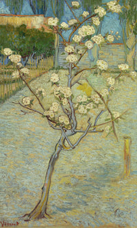 Small Pear Tree In Blossom By Vincent Van Gogh Fine Art Print