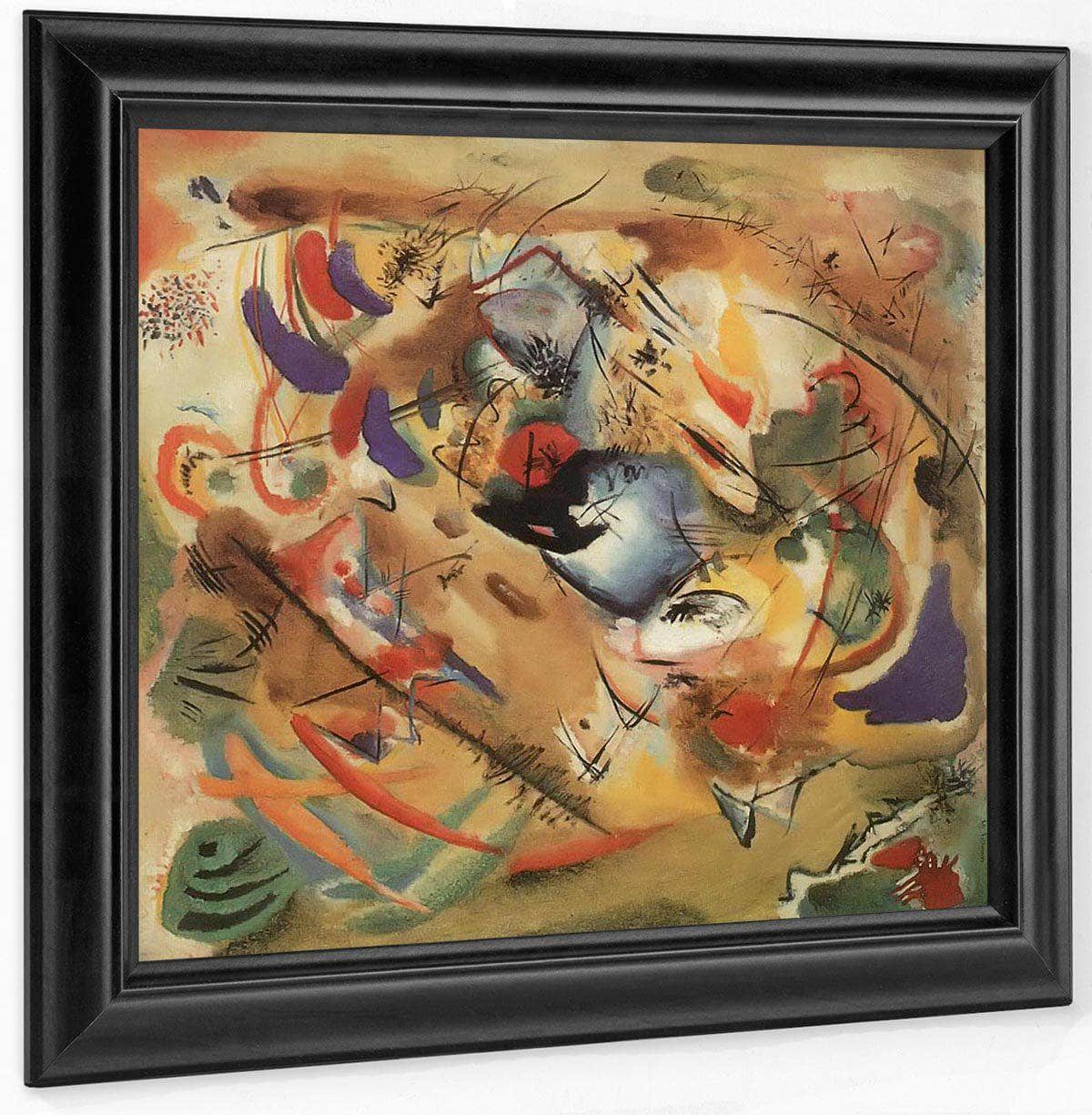 Small Pleasures 1913 By Wassily Kandinsky Fine Art Print
