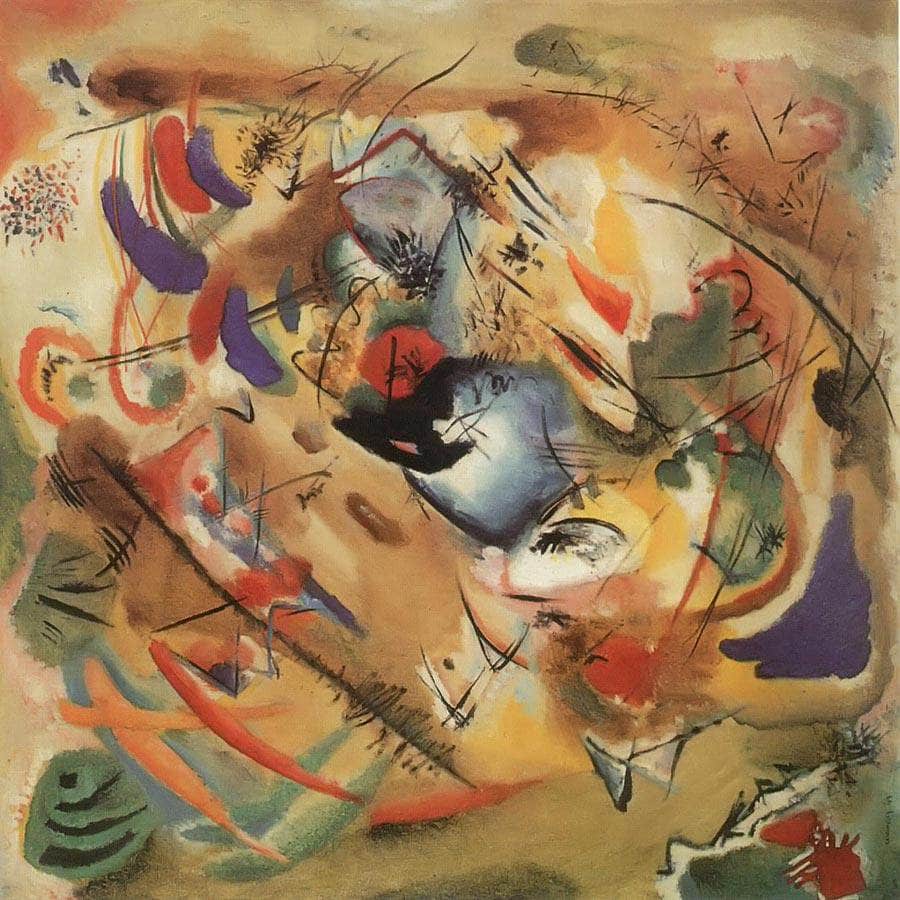 Small Pleasures 1913 By Wassily Kandinsky Fine Art Print