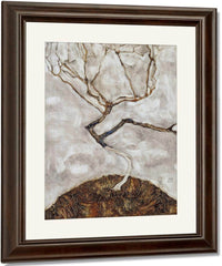 Small Tree In Late Autumn By Egon Schiele Fine Art Print
