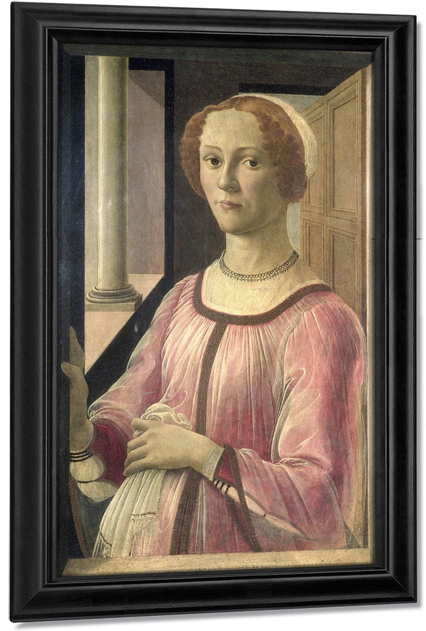 Smeralda Bandinelli Grandmother Of The Sculptor Baccio Bandinelli C.1471 By Sandro Botticelli Fine Art Print