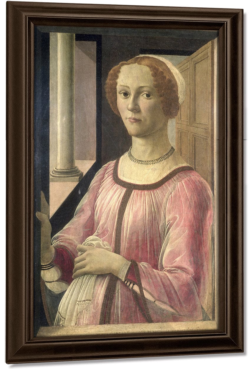 Smeralda Bandinelli Grandmother Of The Sculptor Baccio Bandinelli C.1471 By Sandro Botticelli Fine Art Print