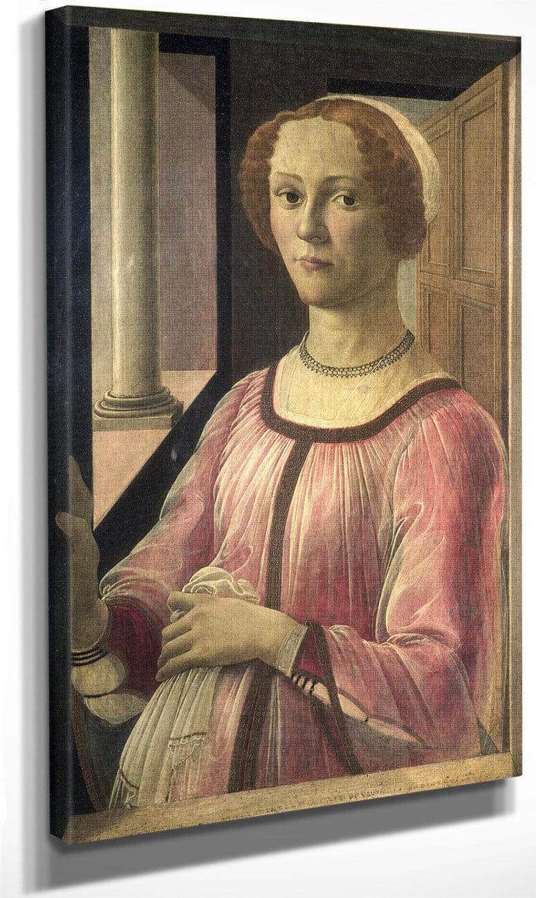 Smeralda Bandinelli Grandmother Of The Sculptor Baccio Bandinelli C.1471 By Sandro Botticelli Fine Art Print