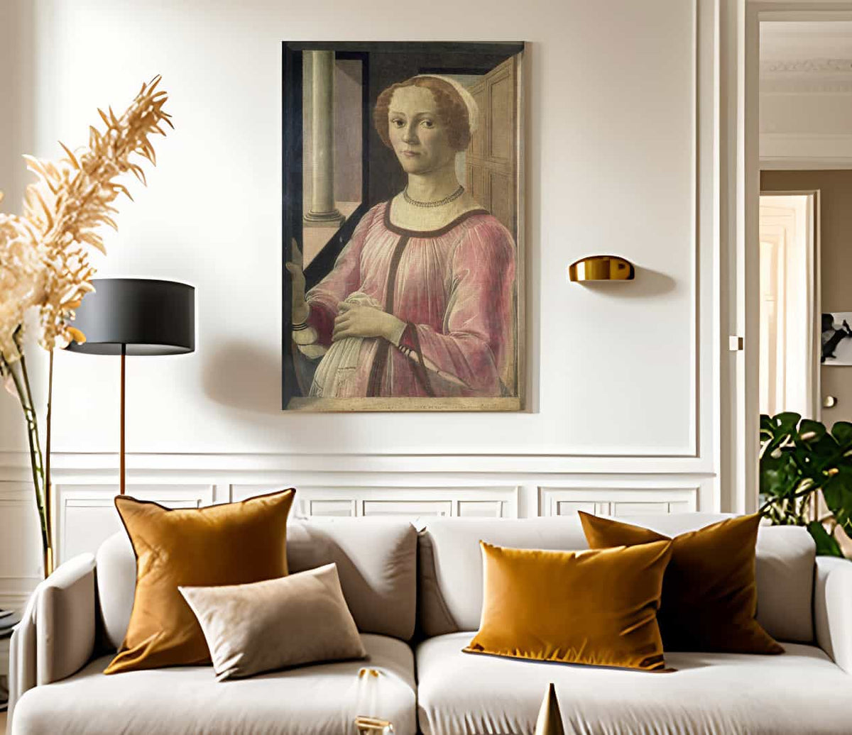 Smeralda Bandinelli Grandmother Of The Sculptor Baccio Bandinelli C.1471 By Sandro Botticelli Fine Art Print