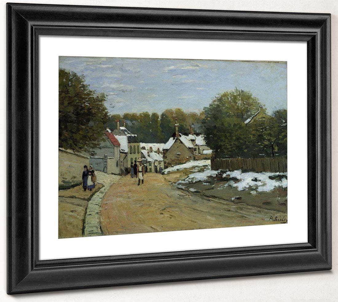 Snow Alfred Sisley By Alfred Sisley Fine Art Print