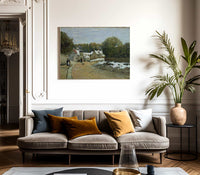 Snow Alfred Sisley By Alfred Sisley Fine Art Print