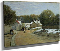 Snow Alfred Sisley By Alfred Sisley Fine Art Print