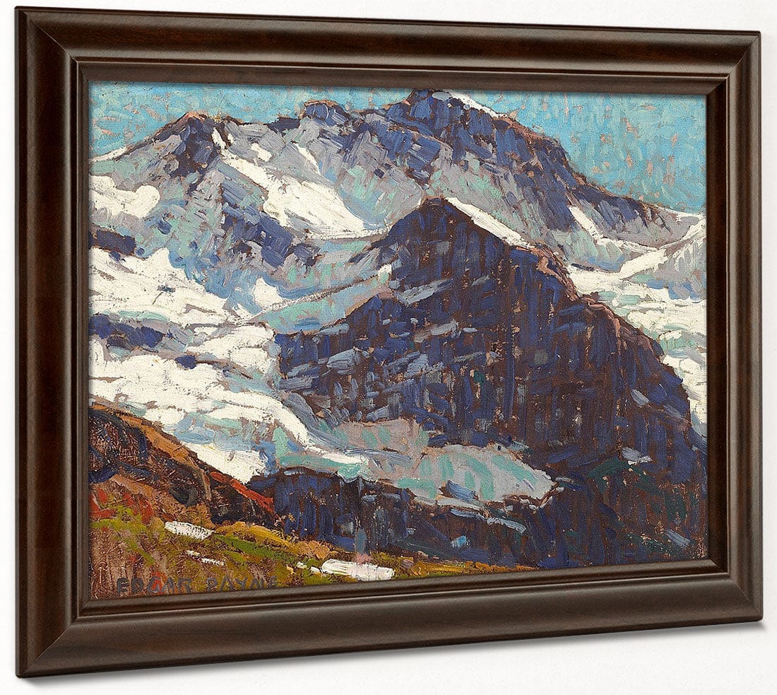 Snow Covered Peaks By Edgar Payne Fine Art Print