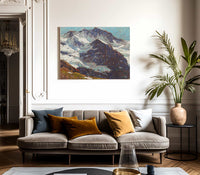 Snow Covered Peaks By Edgar Payne Fine Art Print