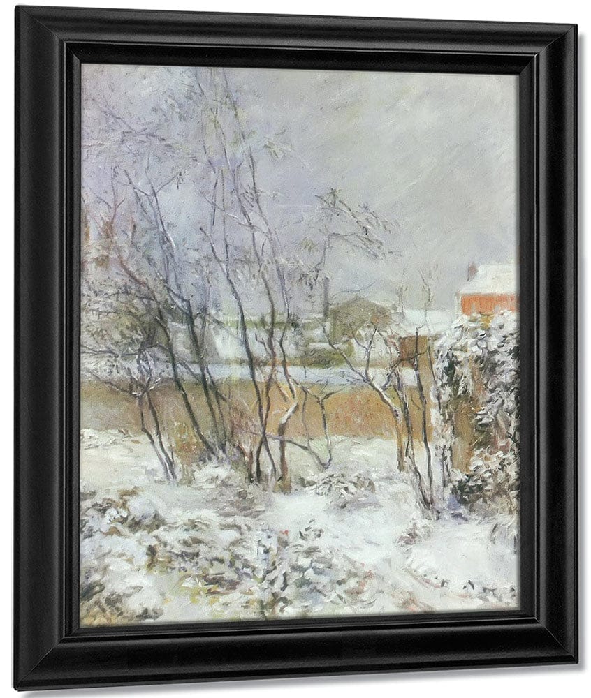 Snow Effects ( Snow In Rue Carcel) By Paul Gauguin Fine Art Print