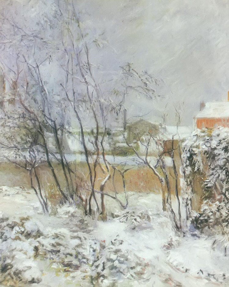 Snow Effects ( Snow In Rue Carcel) By Paul Gauguin Fine Art Print