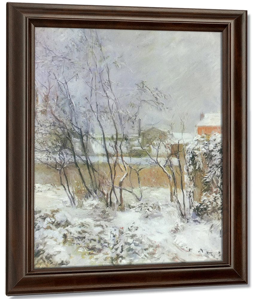 Snow Effects ( Snow In Rue Carcel) By Paul Gauguin Fine Art Print