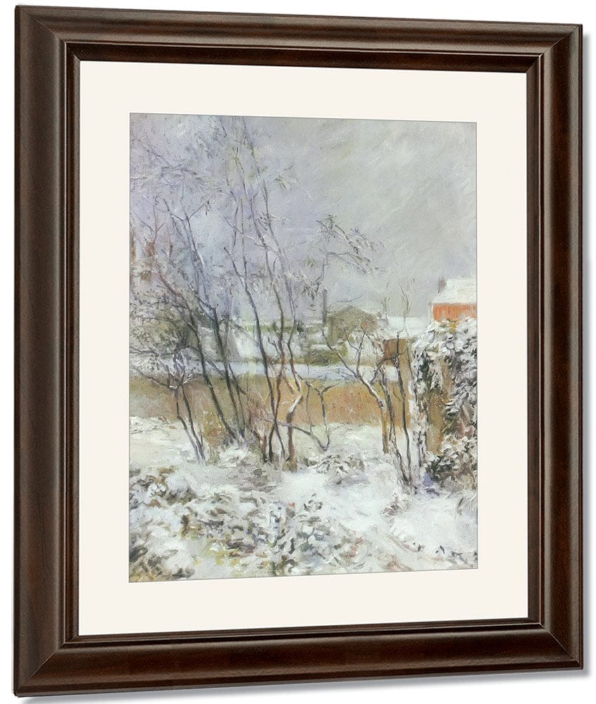 Snow Effects ( Snow In Rue Carcel) By Paul Gauguin Fine Art Print