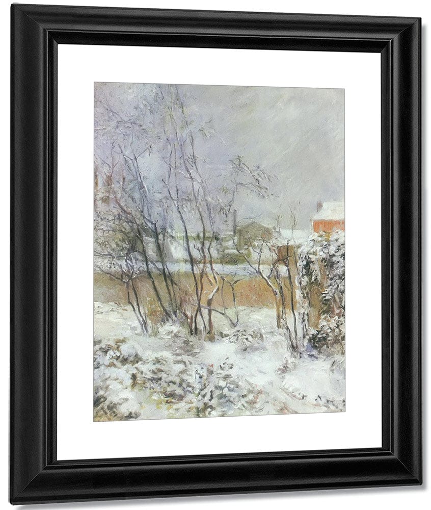 Snow Effects ( Snow In Rue Carcel) By Paul Gauguin Fine Art Print