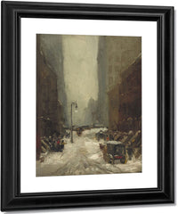 Snow In New York By Robert Henri Fine Art Print