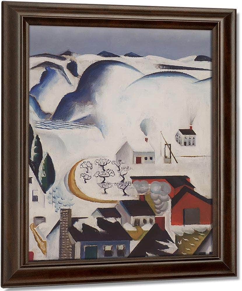 Snow Scene Catskills By Preston Dickinson Fine Art Print