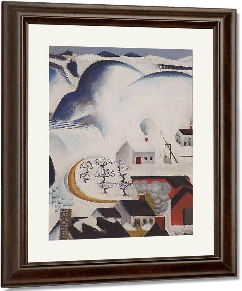Snow Scene Catskills By Preston Dickinson Fine Art Print