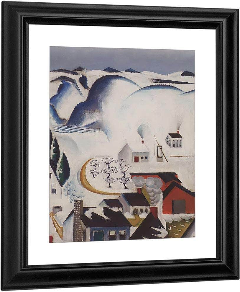 Snow Scene Catskills By Preston Dickinson Fine Art Print