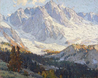 Snowy Peaks By Edgar Payne Fine Art Print