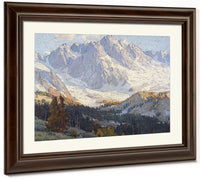Snowy Peaks By Edgar Payne Fine Art Print