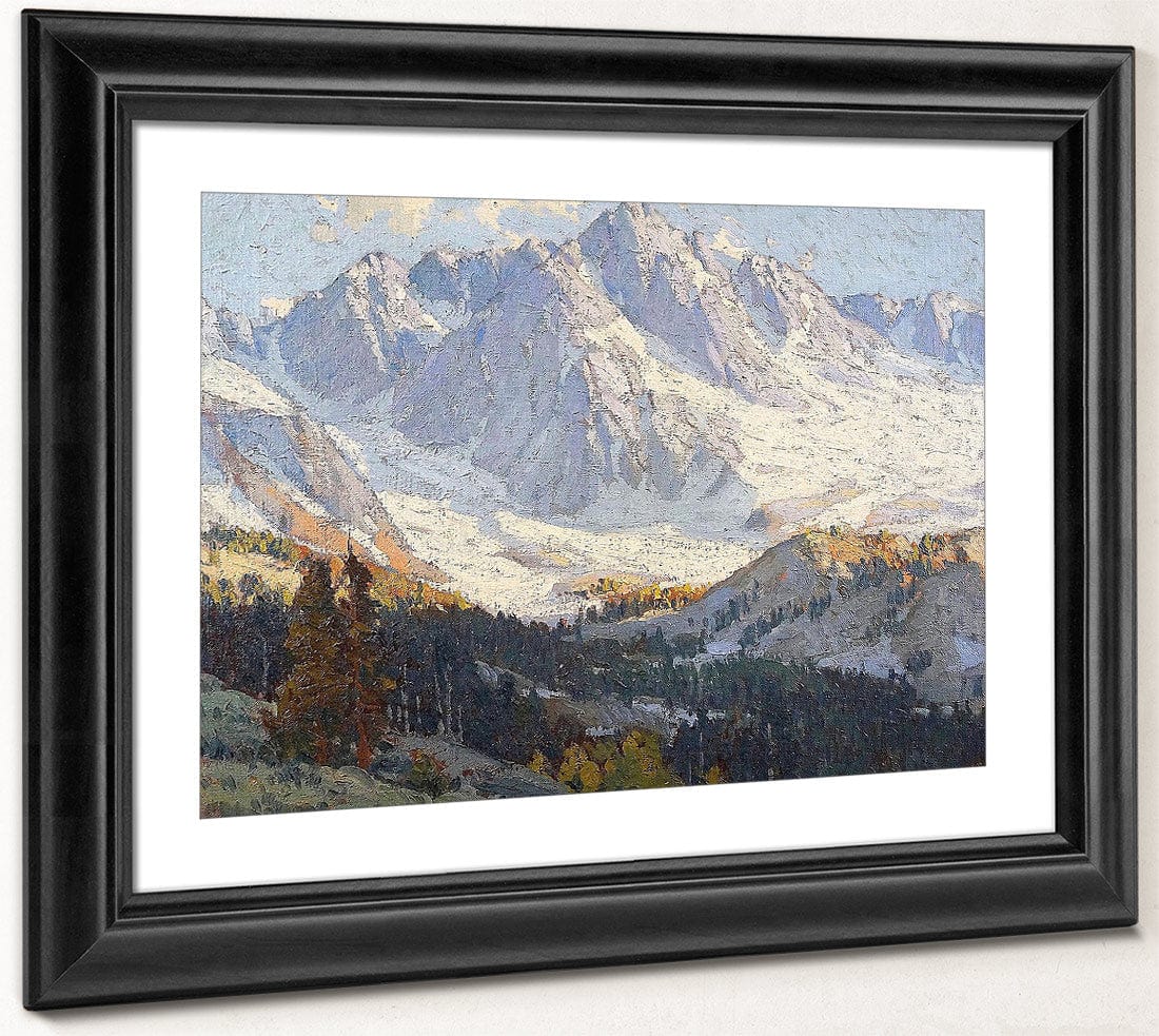 Snowy Peaks By Edgar Payne Fine Art Print
