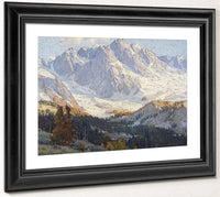 Snowy Peaks By Edgar Payne Fine Art Print